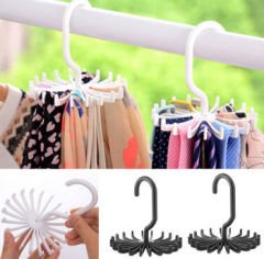 Kemer ve Kravat Askısı 20 Kancalı 2 Adet Döner Mekanizmalı