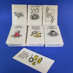 Motto Tasarım Baskılı Sunum Peçeteleri