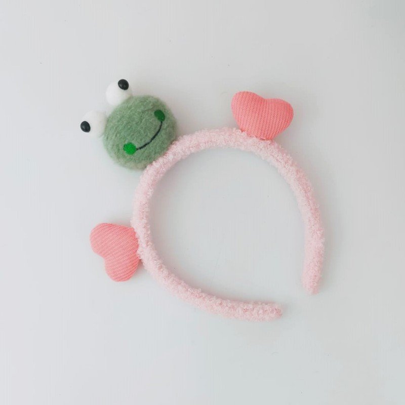 Kalpli Kurbağa Pembe Taç