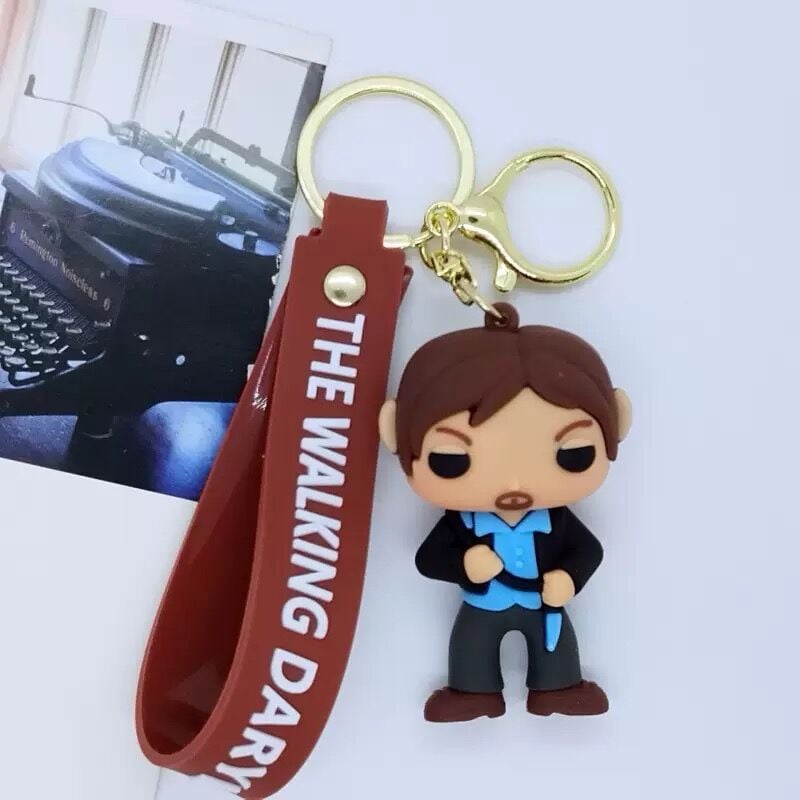 The Walking Dead Karakter Lüx Anahtarlık Çanta Aksesuarı Süsü 1 Adet