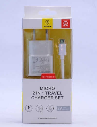 Zore Gold Micro 2A Travel Şarj Seti Z-13