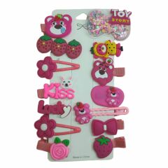 14'lü Pens Klipsli Çıtçıt Toka Seti Çocuk Sevimli 14 Adet Toka Seti