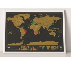 Scratch Map Kazıma Poster Haritası