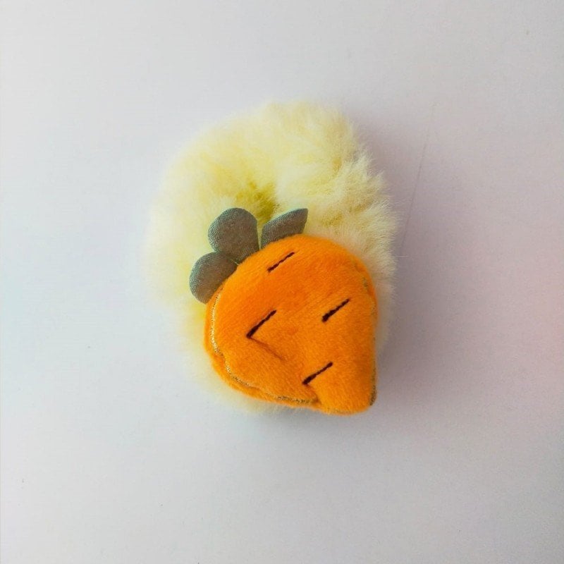 Havuçlu Peluş Lastik Toka