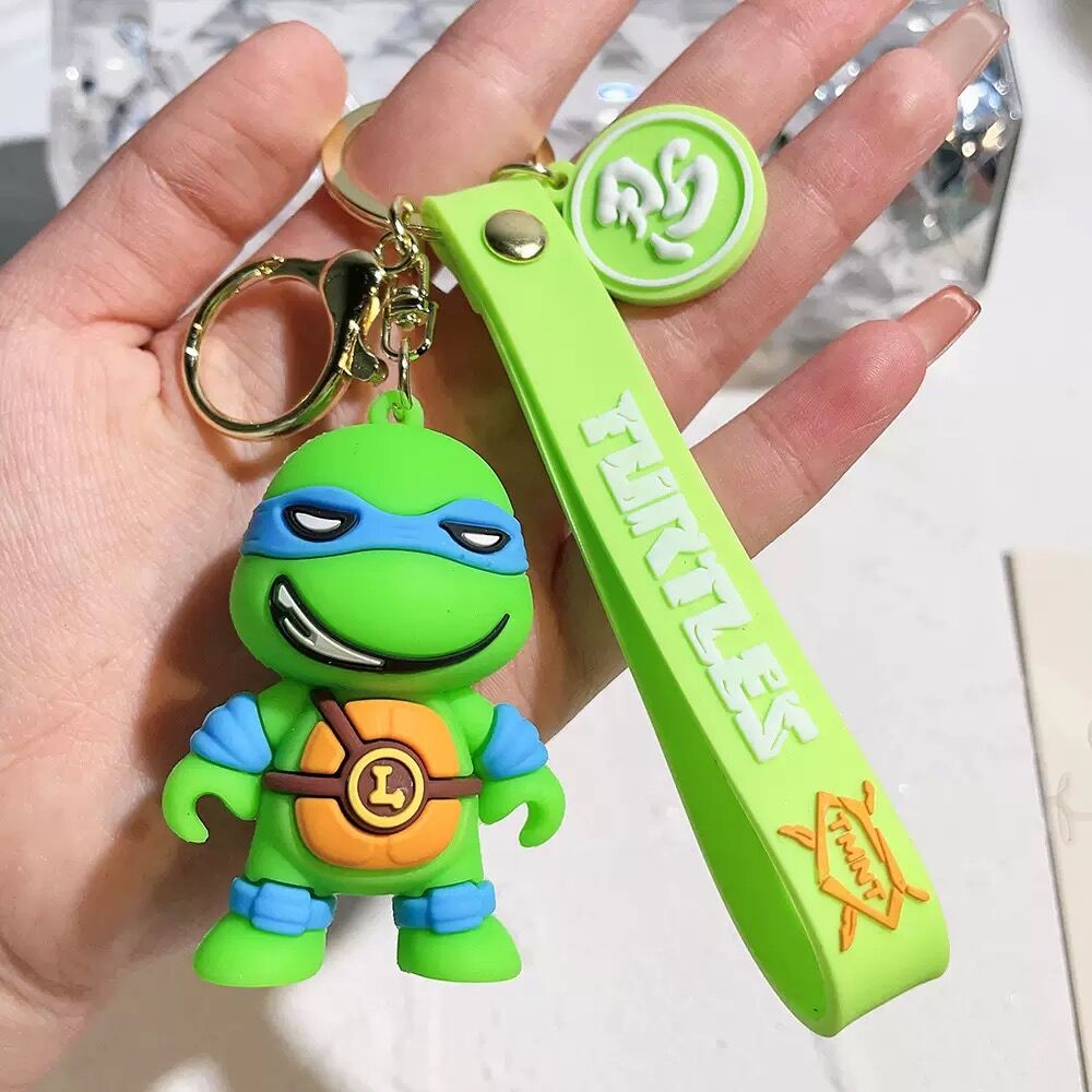 Ninja Kaplumbağalar Karakter Lüx Anahtarlık Çanta Aksesuarı Süsü 1 Adet