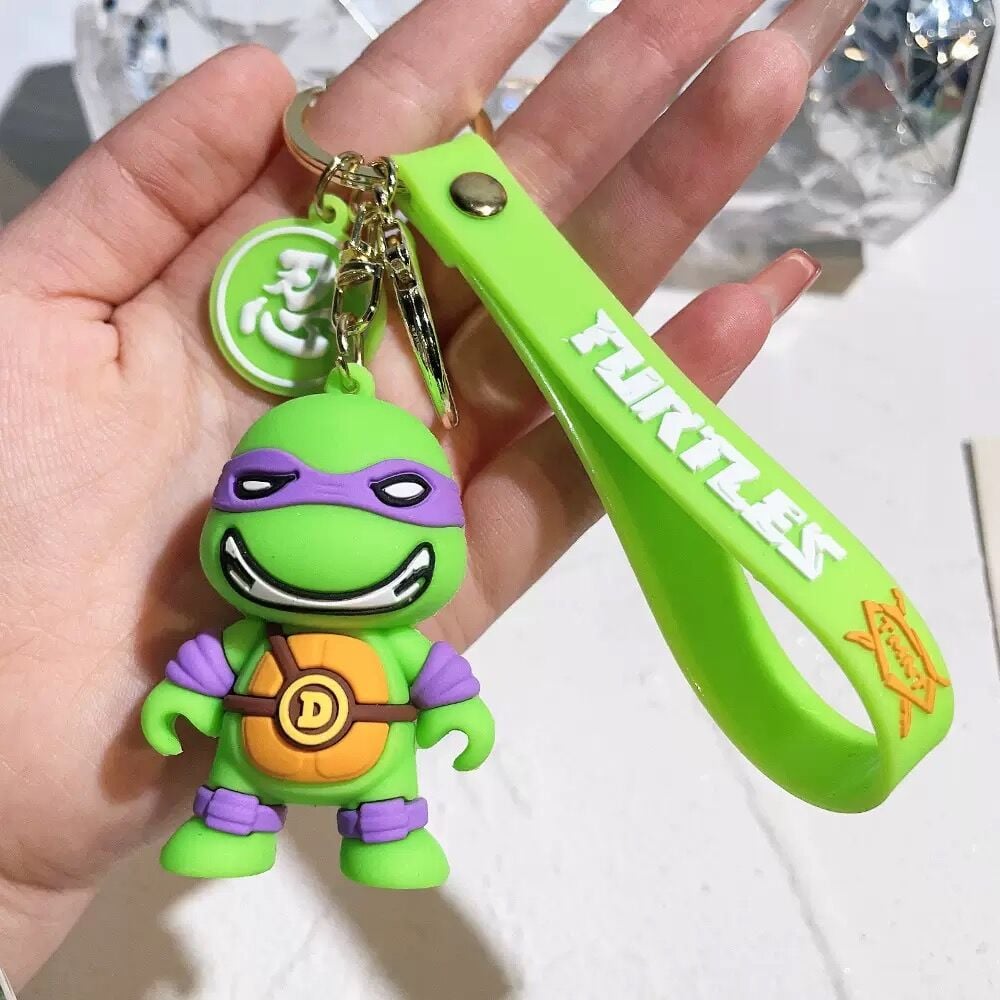 Ninja Kaplumbağalar Karakter Lüx Anahtarlık Çanta Aksesuarı Süsü 1 Adet