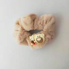Ayıcıklı Peluş Scrunchies Toka