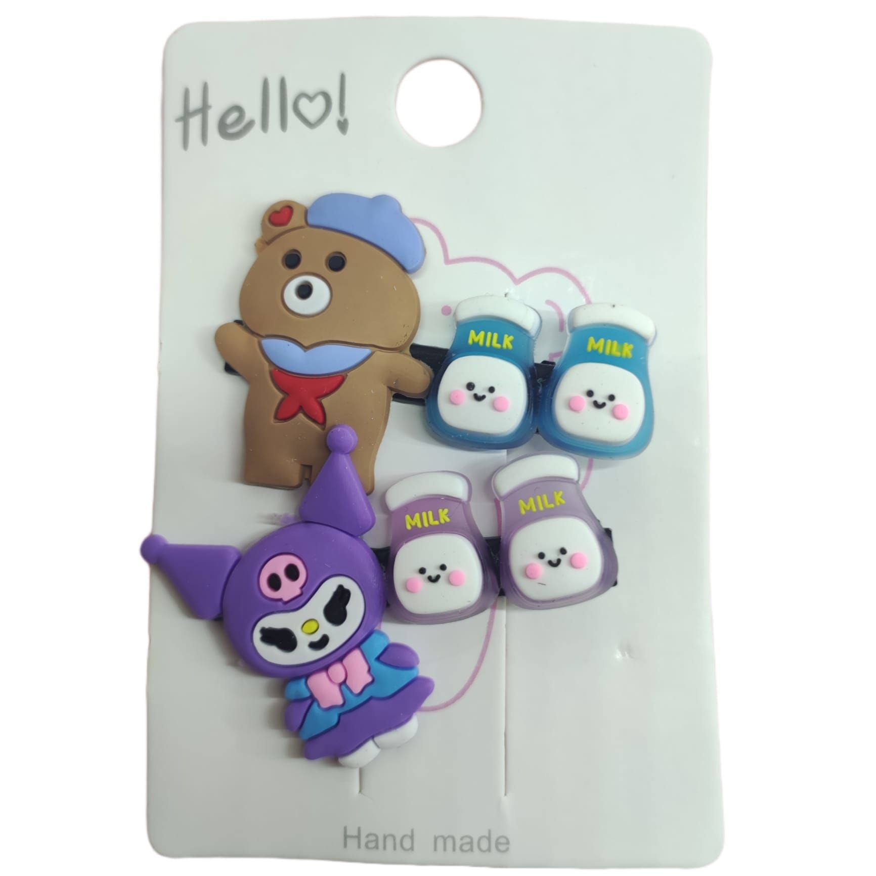 Anime Kawaii Sanrio Kuromi 2'li Toka Seti