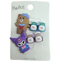 Anime Kawaii Sanrio Kuromi 2'li Toka Seti