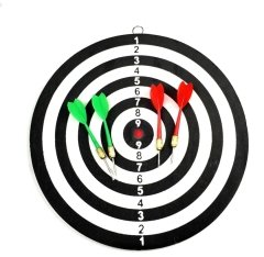 Büyük Boy Dart Seti Çift Taraflı 6 Oklu