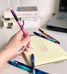 6'lı Galaxy Tükenmez Jel Kalem Set