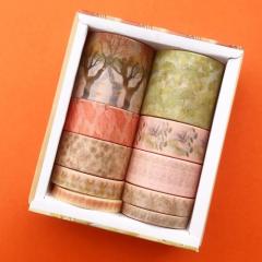 Ağaç Desenli 10'lu Kağıt Bant Seti