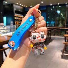 Horror Chucky Karakter Lüx Anahtarlık Çanta Aksesuarı Süsü 1 Adet