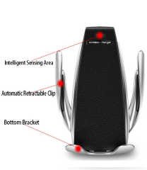 Zore S5 Wireless Sensörlü Araç Telefon Tutucu