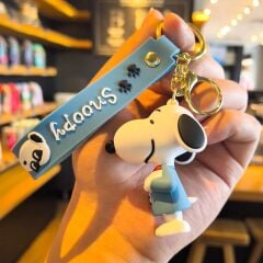 Snoopy Karakter Lüx Anahtarlık Çanta Aksesuarı Süsü 1 Adet