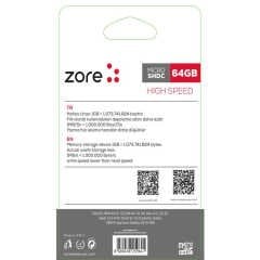 Zore Micro SD Hafıza Kartı 64GB