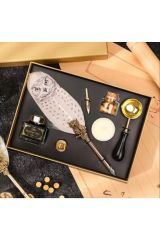 Harry Potter Baykuş Divit Kalemli Damgalı Özel Tasarım Konsept Hediyelik Set