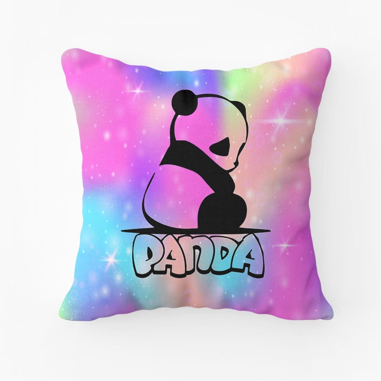 Sevimli Panda Kare Yastık