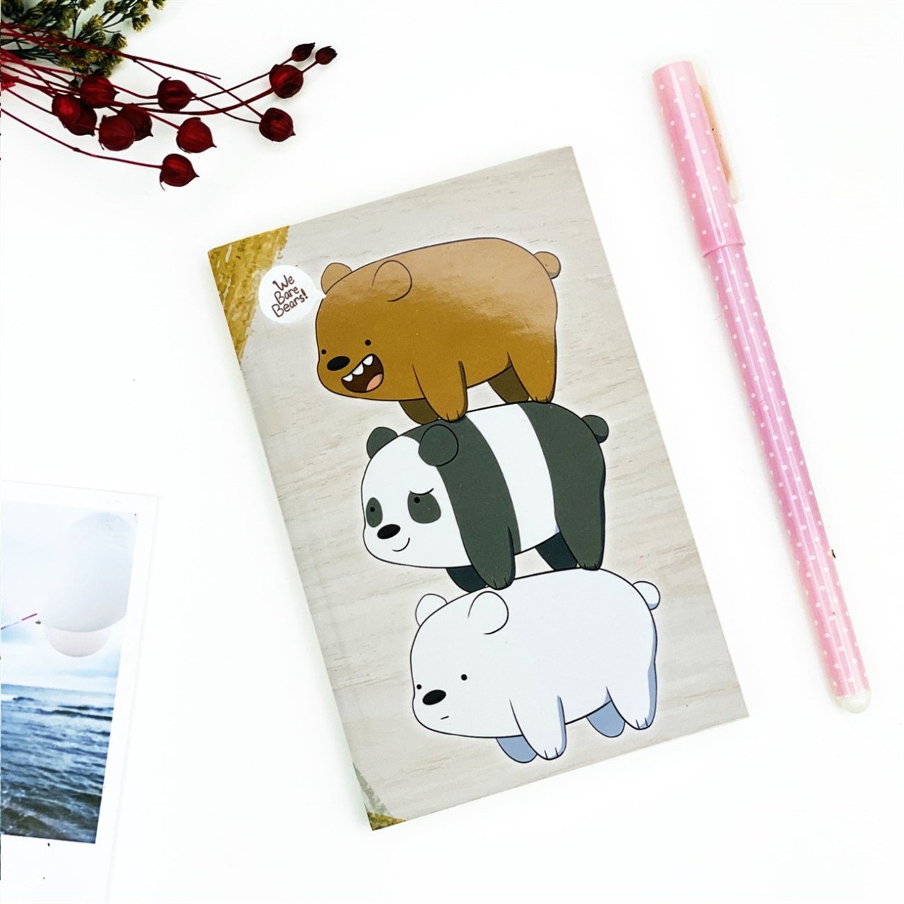 Kafadar Ayılar Tasarımlı Cep Defteri