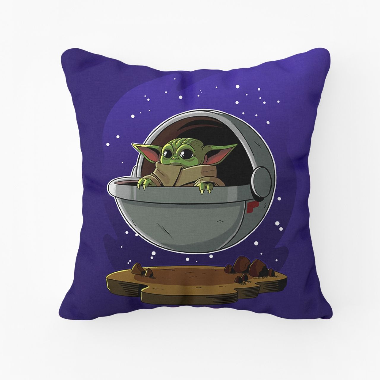 Baby Yoda Kare Yastık