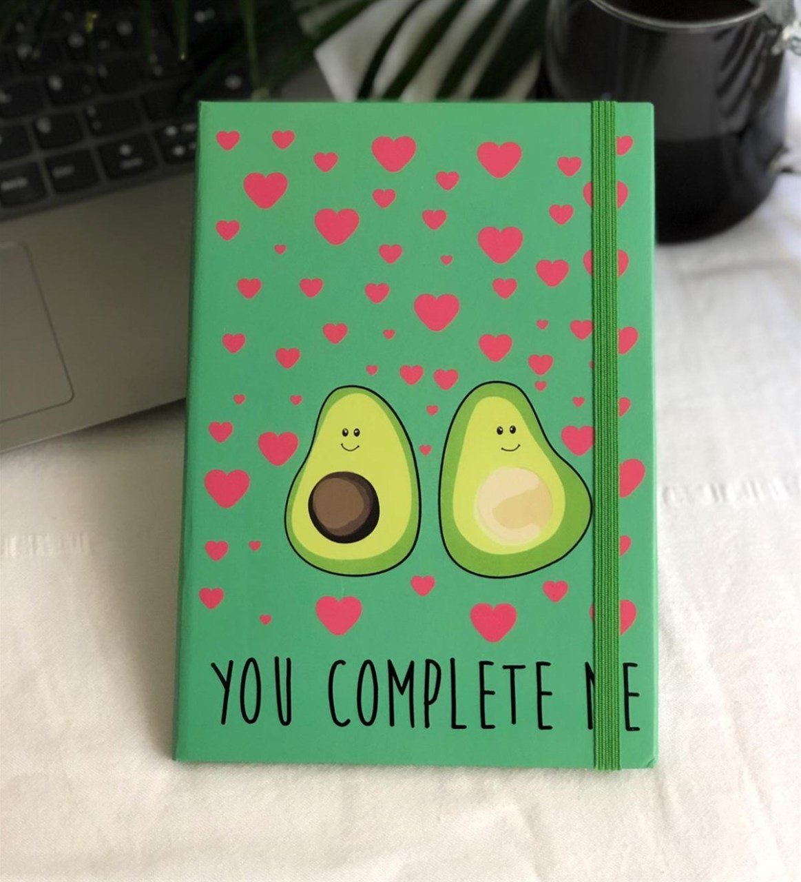 Beni Tamamlıyorsun Tasarımlı Lastikli Defter