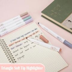 Zuixua Colorful 6'lı Pastel Renk Fosforlu Kalem Seti