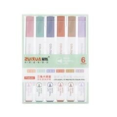 Zuixua Colorful 6'lı Pastel Renk Fosforlu Kalem Seti
