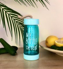 My Bottle Detox Cam Şişe 400 Ml Mavi