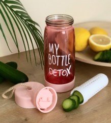 My Bottle Detox Cam Şişe 400 Ml Mavi