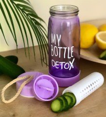 My Bottle Detox Cam Şişe 400 Ml Mavi