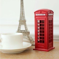 Telefon Kulübesi Kumbara Metal