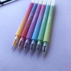 12 Renk Çift Taraflı Jel Kalem 6lı Star Dazzle