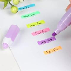 Tasarım Fosforlu Kalem Seti 6 lı