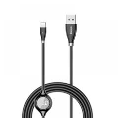 Baseus Big Eye Dijital Göstergeli iPhone Lightning Usb Şarj Kablo