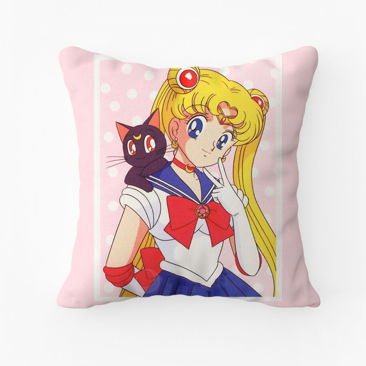 Sailor Moon Ay Savaşçısı Kare Yastık