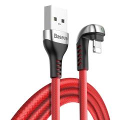 Baseus Green U-Shaped Serisi 2.4A 1 Metre iPhone Lightning Oyuncu Şarj Data Kablosu