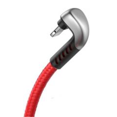 Baseus Green U-Shaped Serisi 2.4A 1 Metre iPhone Lightning Oyuncu Şarj Data Kablosu