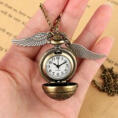Harry Potter Quidditch Snitch Saatli Kolye Hogwarts Snitch Kolye