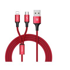 Baseus Rapid 2in1 3A Micro+iPhone Hızlı Şarj Kablo 1.2 M