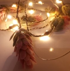 Renkli Sonbahar Konseptli 2 Metre 10 lu Peri Led Işık Şerit Led