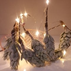 Sonbahar Konseptli Çiçek 2 Metre 10 lu Peri Led Işık Şerit Led