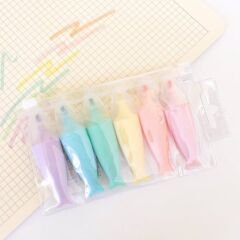 Balık Fosforlu Kalem Set 6 lı Balık Kuyruk Fosforlu Kalem