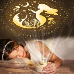 Gezegenler Projeksiyon Özellikli Ay Lamba Gece Lambası