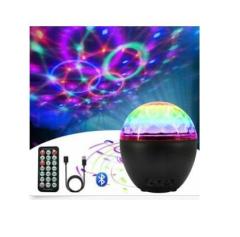 16 Renkli Bluetooth Hoparlörlü Disco Parti Lambası