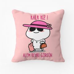 Kalk Kız Alem Beybi Görsün Yastık