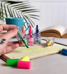 Oje Görünümlü 5'li Keçeli Kalem