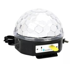 Led Işıklı Disko Topu Kumandalı Bluetooth Hoparlör Usb Bellek Girişli