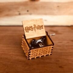 Harry Potter Always Müzik Kutusu Ahşap İşlemeli Müzik Kutu