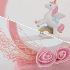 Işıklı Müzikli Unicorn Tasarımlı Biblo