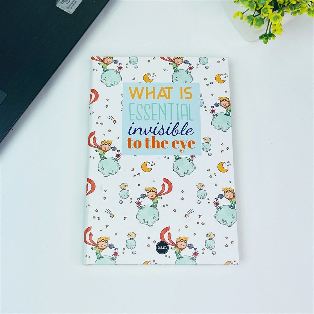 Küçük Prens Tasarımlı Lastikli Defter